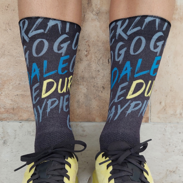 Calcetines negros de running y trail running dale duro